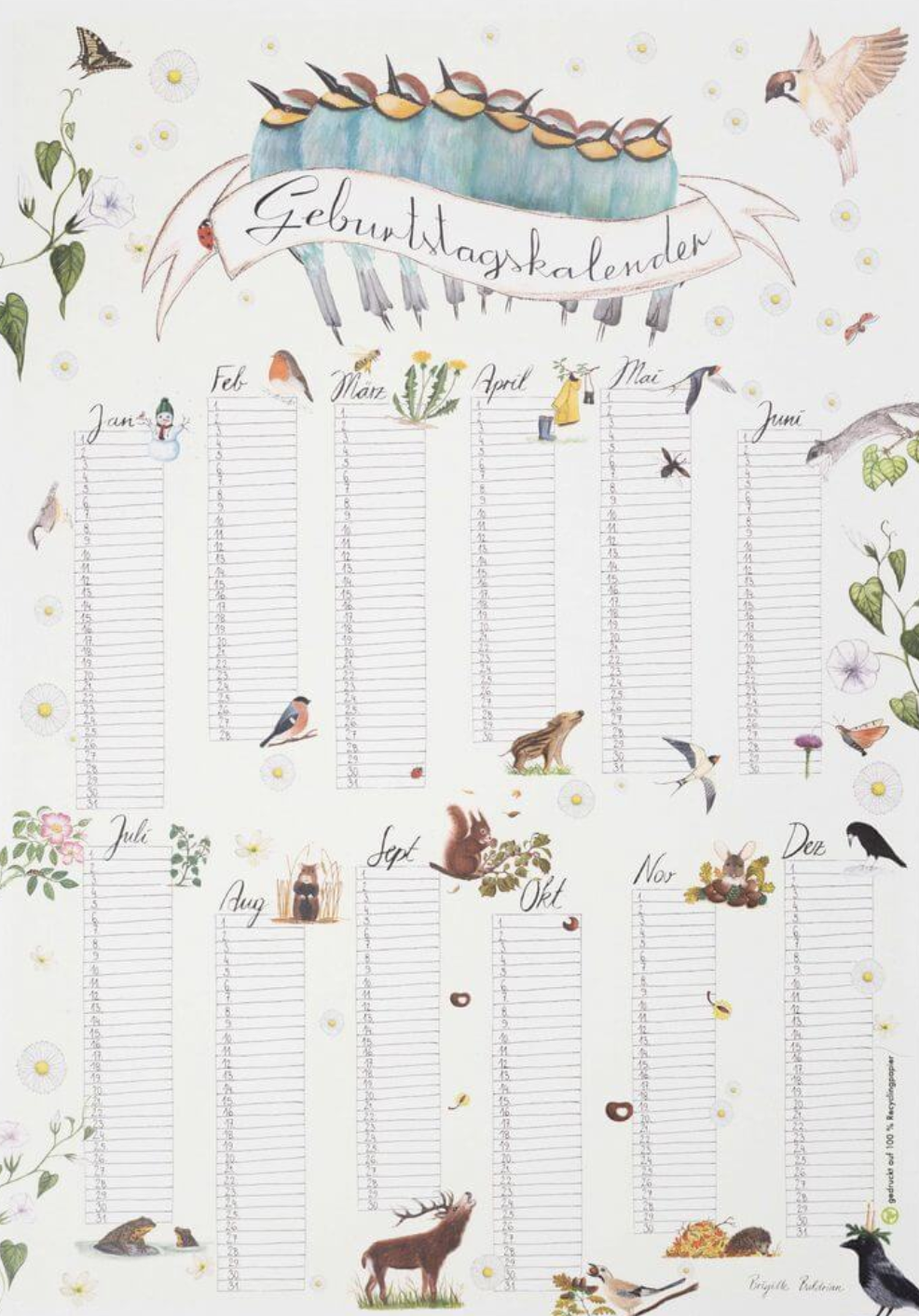 BB Geburtstagskalender