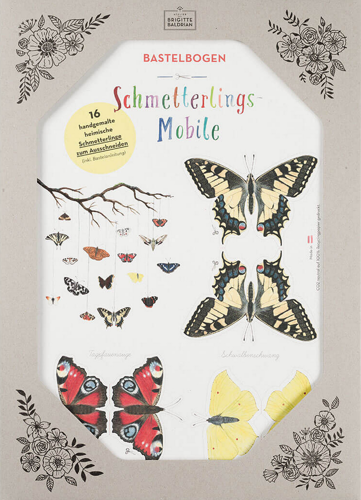 BB Bastelbogen Schmetterlings-Mobile