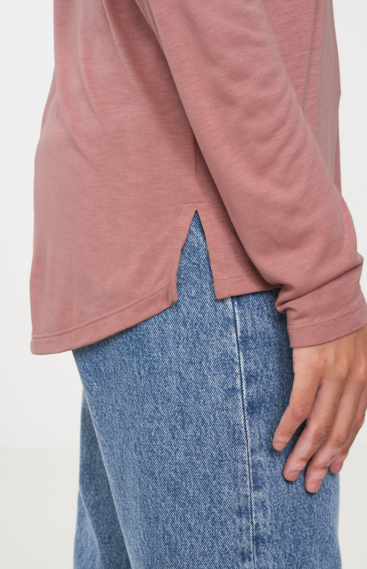 FUCHSIA Longsleeve aus LENZING™ ECOVERO™  XS - XL 