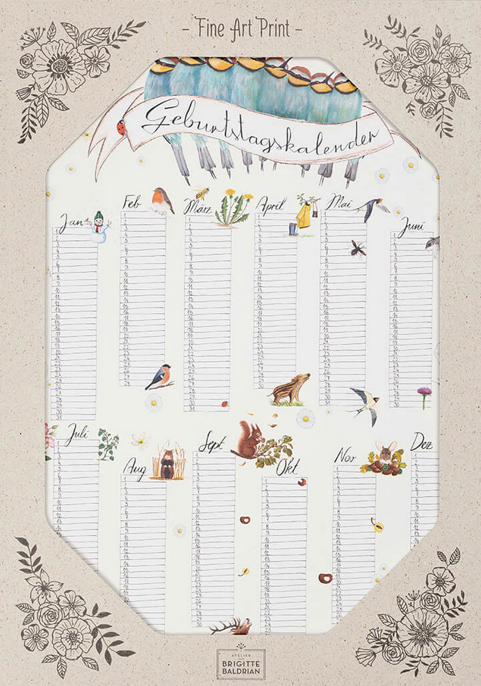 BB Geburtstagskalender