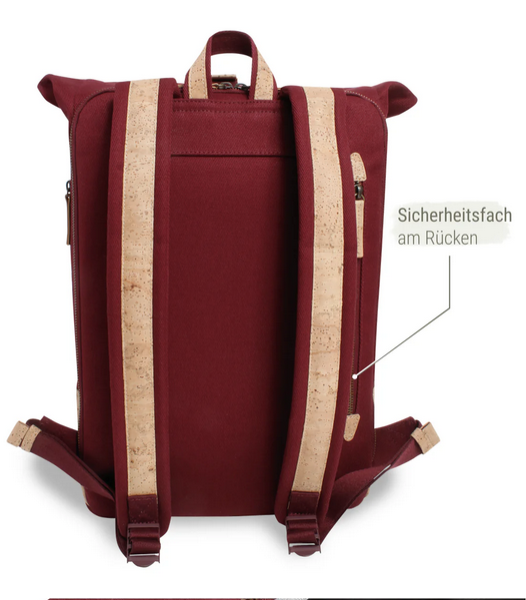 Sperling "Daily" Rolltop Rucksack red