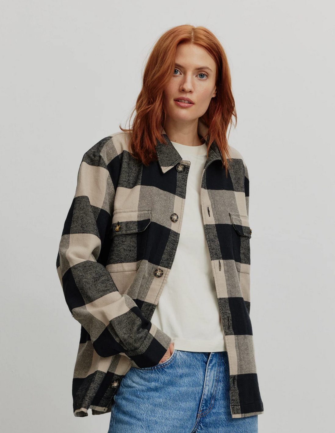 FERN CHECK Herrenovershirt 
