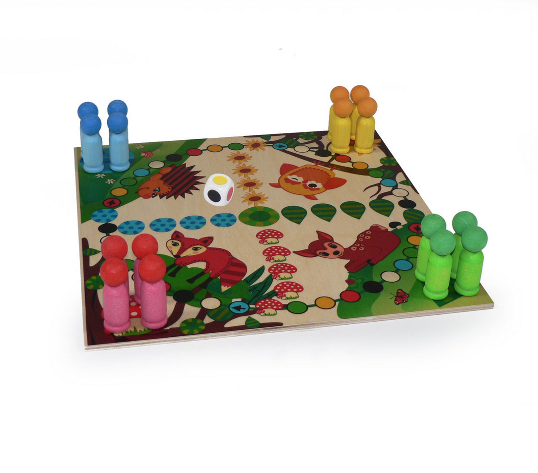 Brettspiel "Raus mit dir" Waldtiere