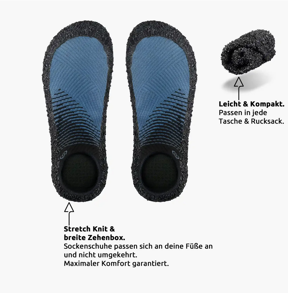 SKINNERS Sockenschuhe Comfort marine